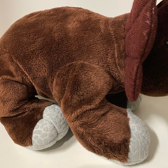 Kohl’s Cares Triceratops Plush Brown Dinosaur Stuffed Animal Toy 12 inch - Picture 10 of 12